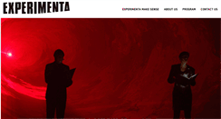 Desktop Screenshot of experimenta.org