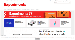 Desktop Screenshot of experimenta.es
