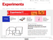 Tablet Screenshot of experimenta.es